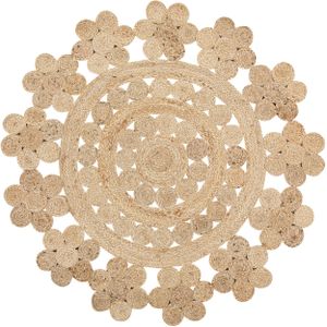 BIRECIK - Laagpolig Vloerkleed - Beige - 120 cm - Jute