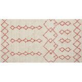 BUXAR - Laagpolig vloerkleed - Beige - 80 x 150 cm - Katoen