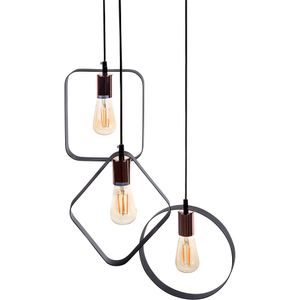 Hanglamp 3-lichts geometrisch minimalistisch