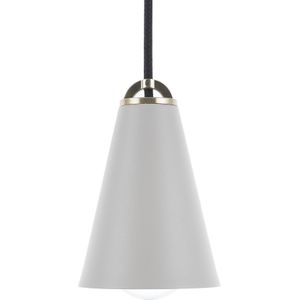 Plafondlamp grijs metaal 168 cm hanglamp retro vintage ontwerp