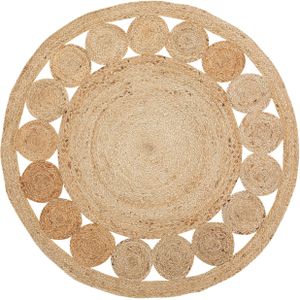 AHLAT - Laagpolig vloerkleed - Beige - 160 x 230 cm - Jute