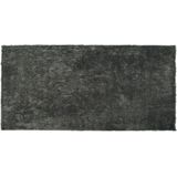 EVREN - Shaggy vloerkleed - Donkergrijs - 80 x 150 cm - Polyester