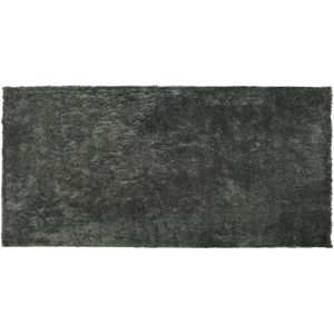 EVREN - Shaggy vloerkleed - Donkergrijs - 80 x 150 cm - Polyester