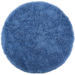 CIDE - Shaggy vloerkleed - Blauw - 140 cm - Polyester