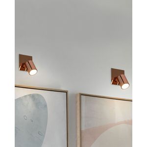 TIGRIS - Wandlamp set van 2 - Koper - Metaal