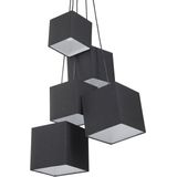 MESTA - Hanglamp - Zwart - Polyester