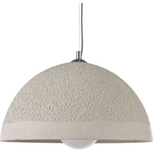 Hanglamp 1-lichts plafond bol grijs beton industrieel