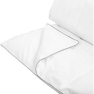 Dekbed wit japara katoen 200 x 220 cm microvezel vulling dubbele deken warm hele jaar door slaapkamer