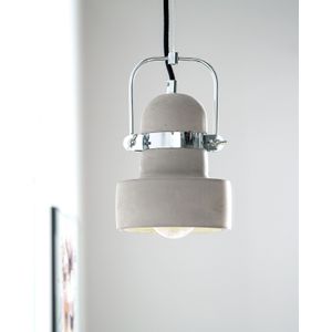 Moderne industriële hanglamp plafondlamp ronde betonnen lampenkap grijs Verde
