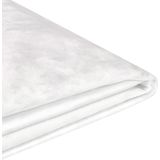 Verwisselbare overtrek hoes wit voor bed FITOU 160 x 200 cm fluweel Stof elegant klassiek