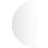 Wandspiegel LED 50 x 100 cm modern hedendaags halfronde badkamerspiegel vanity make-up spiegel slaapkamer