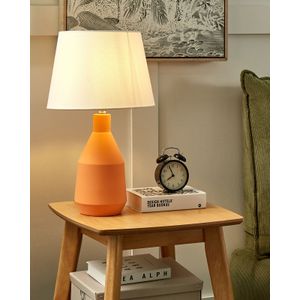 LAMBRE - Tafellamp - Oranje - Keramiek