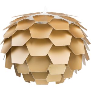 Hanglamp gouden plastic dennenappel bol lampenkap