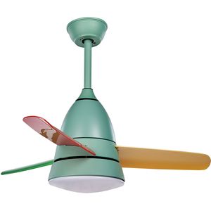 Plafondventilator met lamp ventilator meerkleurig materiaal metaal afstandsbediening modern minimalistisch woonkamer