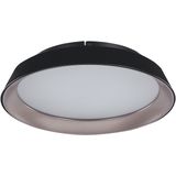 Plafondlamp Zwart Staal Aluminium Ingebouwde LED-lampen Ronde Vorm Decoratieve Moderne Glamour Verlichting