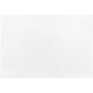 DEMRE - Shaggy vloerkleed - Wit - 140 x 200 cm - Polyester