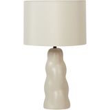 VILAR - Tafellamp - Beige - Keramiek