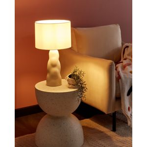 VILAR - Tafellamp - Beige - Keramiek