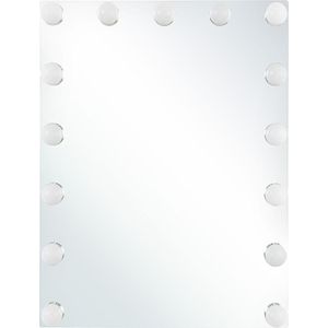 Beliani LUCENAY - LED-spiegel - Transparant - IJzer