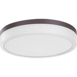 Plafondlamp Wit Staal Acryl Ingebouwde LED-lampjes Ronde Vorm Decoratieve Moderne Verlichting