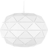 Hanglamp wit metaal elementen globe vorm rond 1 lamp modern