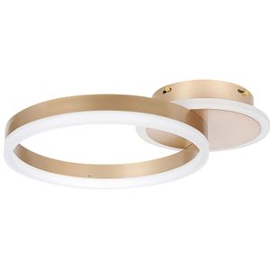 LED Lamp Goud Aluminium Enkele Cirkel Ring Ronde Voet Glam Minimalistische Woonkamer Slaapkamer