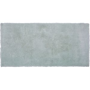 EVREN - Shaggy vloerkleed - Groen - 80 x 150 cm - Polyester