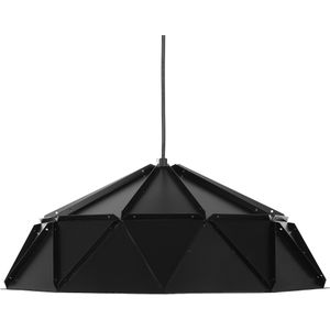 Hanglamp zwart metaal geometrische vorm 1-lichts modern industrieel ontwerp