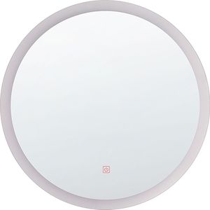 Beliani YSER - LED-spiegel - Zilver - Kunststof