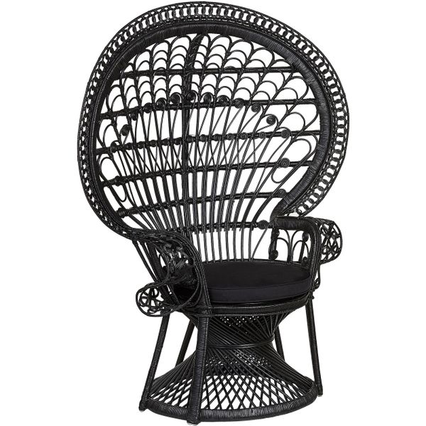 fictie Samenwerken met Beschrijven Rotan stoel kubu grey met kussen - afmeting- 63 x 89 x 67 cm - meubels  outlet | | beslist.nl