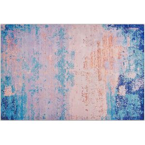 INEGOL - Laagpolig vloerkleed - Blauw - 160 x 230 cm - Polyester