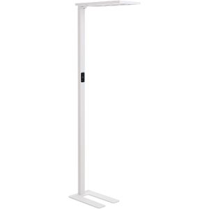 Vloerlamp led lamp wit aluminium 196 cm hoogte touch schakelaar dimmer bewegingssensor modern kantoorverlichting