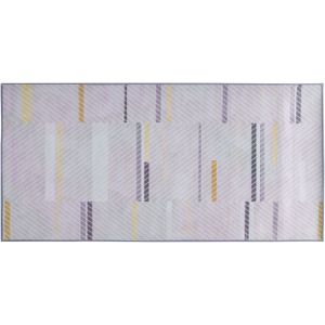 ERGENLI - Laagpolig vloerkleed - Grijs - 80 x 150 cm - Polyester