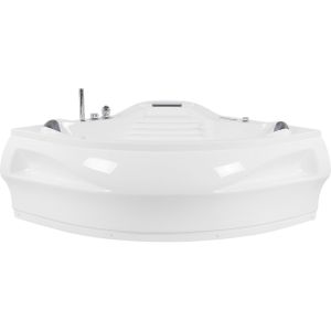Whirlpool bad wit sanitair acryl met LED-verlichting Bluetooth speaker 210 x 145 cm modern design
