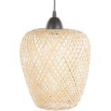 Hanglamp hout bamboe boho ontwerp hanglamp