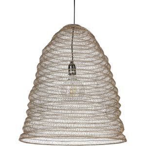 Hanglamp messing kleur ijzeren kap plafondlamp bel vorm hedendaagse stijl home accessoires handgemaakt