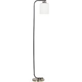 CAUDELO - Staande lamp - Zwart/Messing - Metaal