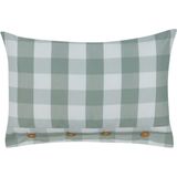 TAMNINE - Sierkussen - Mintgroen - 40 x 60 cm - Polyester