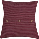 CAMPANULA - Sierkussen - Rood - 45 x 45 cm - Polyester