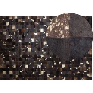 BANDIRMA - Vloerkleed - Bruin - 160 x 230 cm - Koeienhuid leer