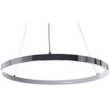 Hanglamp Zilver Aluminium ø 40 cm Geintegreerde Led lampen Rond Ring Hangend Modern Glamour Verlichting