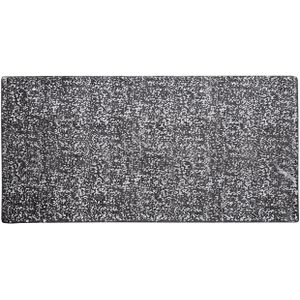 ESEL - Laagpolig vloerkleed - Grijs - 80 x 150 cm - Viscose