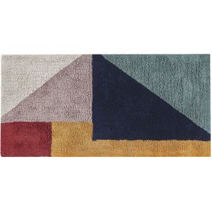 JALGAON - Laagpolig vloerkleed - Multicolor - 80 x 150 cm - Katoen