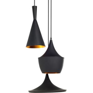 Hanglamp 3 lichts zwart plafondlamp moderne keuken