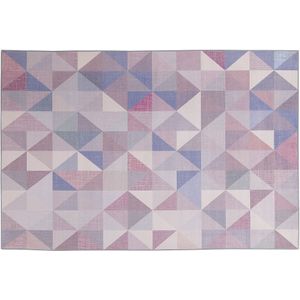 KARTEPE - Laagpolig vloerkleed - Multicolor - 140 x 200 cm - Polyester