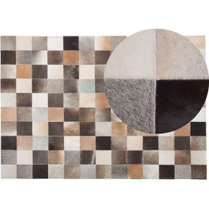 SOKE - Patchwork vloerkleed - Multicolor - 160 x 230 cm - Leer