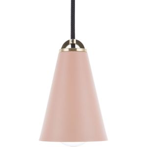 Plafondlamp roze metaal 168 cm hanglamp retro vintage ontwerp