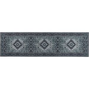 VADKADAM - Laagpolig vloerkleed - Grijs - 80 x 300 cm - Polyester