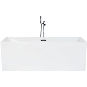 Vrijstaand bad wit 170 x 80 cm rechthoekig sanitair acryl modern