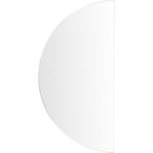 Wandspiegel LED 60 x 100 cm modern hedendaags halfronde badkamerspiegel vanity make-up spiegel slaapkamer